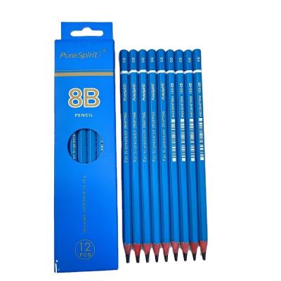 China Pre-sharpened Customized Sketch Pencils Professional Drawing Pencil For Sketching for sale