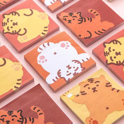 China Mini 2022 New Design 80Sheets Size 80*80mm Animal Sticky Notes Notepad Pad Stationery Sticky Office Supplies for sale