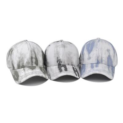 China COMMON Classic Unisex Cotton Denim Wash Flat Hats Washed Gradient Simple Simple Denim Baseball Caps Baseball Caps for sale