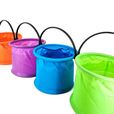 China Wholesale Multifunctional Paint Folding Paint Bucket Toy Pen Fishing Washing Bucket Art for Art Paint Brush for sale