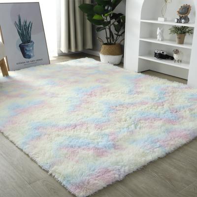 China Factory Supply Washable Rugs And Blankets Living Room Bedroom Floor Soft Fluffy Carpet for sale