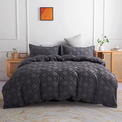 China Anti-Static Single Comforter Bedding Sets Soft Thick Plain Weave Hotel Bedding Set 3 Piece Set for sale