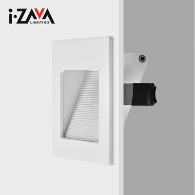 China 2021 Modern Design Stairs Home Decorative Aluminum Recessed Wall Foot Lamp 3.5W Led Corner Light for sale