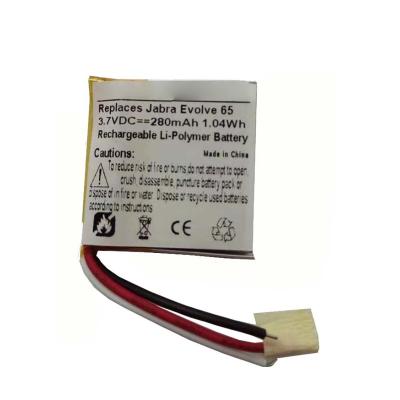 China Other 3.7v Rechargeable BT Headset Battery Evolve 65 AHB472625PLT Battery 280mah Li-polymer Battery for sale