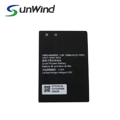 China WIFI Route Battery Gb/T 18287-2013 Radio Router Battery For Huawei E5577 HB824666RBC Wifi Battery 3.8V 3000mah en venta