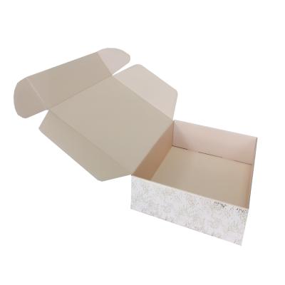 China Wholesale cheap custom recyclable printed custom cmyk color logo printing clothing packaging corrugated paper shipping box for sale