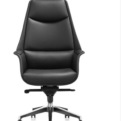 China Wholesale China Cheap Modern Black PU Leather Executive Office Chair Adjustable (Size) for sale