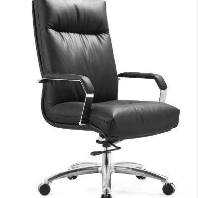 China Leather (Height) Adjustable Swivel Computer Executive Chair In Marketing Office Chair for sale