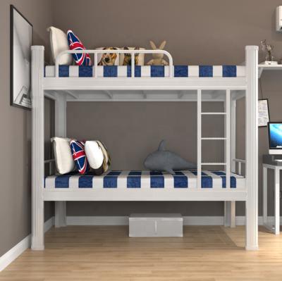 China Modern Cheap Price Bridge Metal Bunk Bed Used In School Dorm Double Bed for sale