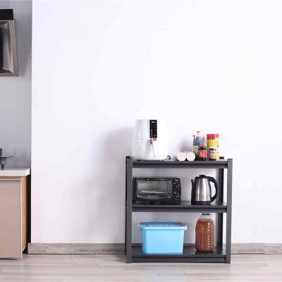 China Durable Household Storage Kitchen Shelf Cheap Double-layer Simple Combination for sale