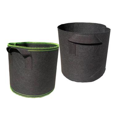 China High Strength Felt Pot 1 Gallon 2 Gallon 3 Gallon 5 Gallon 7 Gallon Nonwovens Grow Bags For Plants Growing for sale