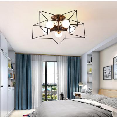 China Modern Black Gold LED Chandelier For Living Room Bedroom Dining Room Kitchen Ceiling Lamp Nordic Design Remote Control Light for sale