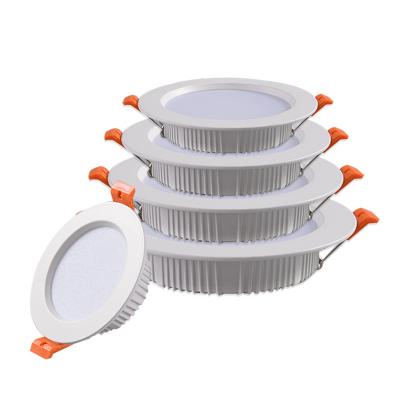 China 4 6 8 Inch Modern Light Slim Recessed Panel LED Downlight Dimmable Spotlight 5W 9W 12W 18W 24W Round LED Downlight for sale