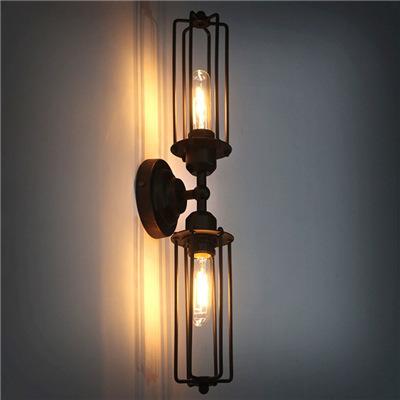 China Modern Decoration Vintage Wall Sconce Wall Sconce Indoor Lighting Industrial Antique Brass Black Black Light With Iron Black Shade Lamp for sale