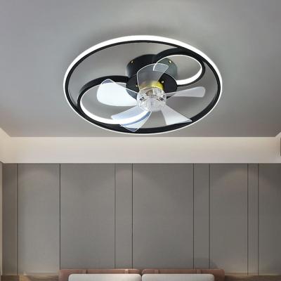 China Hot Selling Modern Simplicity Remote Control Bedroom Smart Amazon comtrol Ceiling Fan With Led Light for sale