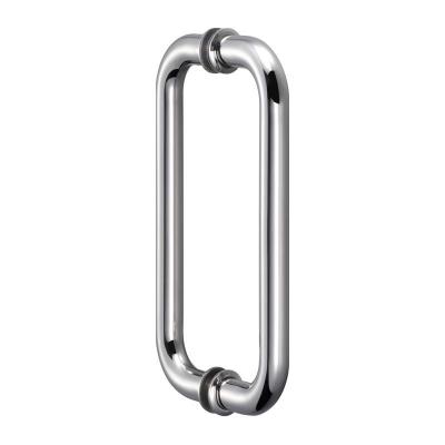 China Modern Fast Delivery Custom Door Pull Front Door Pull Handle For Toughened Glass Door for sale