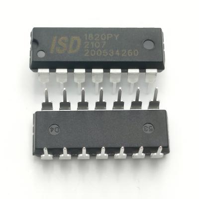 China ISD1820PY DIP-14 Voice IC 8-20s single-segment voice recording and playback Chip Shenzhen In Stock ISD1820 for sale