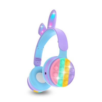 China Earphone New Arrivals Unicorn TWS Headset Kids Favorite Lovely Wireless Earphone Gift For Kids Birthday Gift Sports Earphone for sale