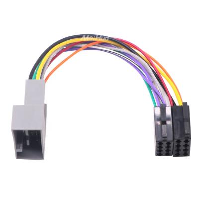 China Meihua Car Radio Connector Adapter ISO Cable High End Wiring For Honda DVD Auto CD Player for sale