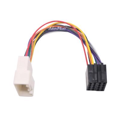 China Meihua Car High End Cable Harness For Mitsubishi Auto Radio CD DVD Wiring Connector Adapter for sale