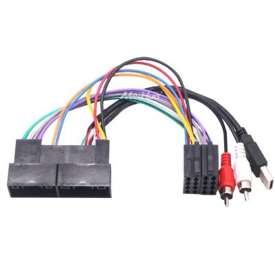 China High End Meihua Car Wire Harness ISO For KIA / Hyundai Auto Radio CD DVD Wiring Connector Adapter for sale