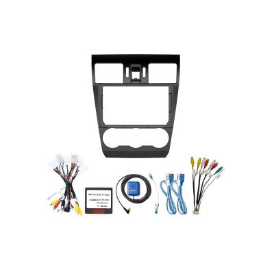 China Car Radio Screen Meihua Car Radio Face View For Subaru XV WRX 2012 - 2015 Forester With Wiring Cable Harness for sale