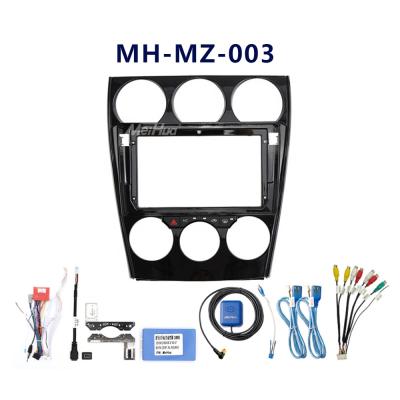 China For Meihua Autoradio Car Radio Screen 16pin Cable Harness For Mazda 6 2013 With Fascia View Dash Trim Panel Bezel Mount Kit for sale