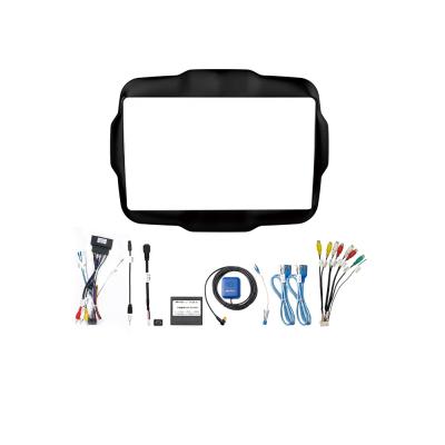 China Car Radio Screen Meihua Car DVD View For Jeep Renegade 2016-2018 Radio With Canbus Cable Harness for sale