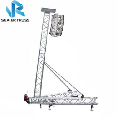 China 2019 Line Array Sound System A Shape Speaker Truss Line Array Audio System Truss From Sgaier Factory for sale