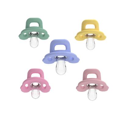 China New Style BPA Free Safety Silicone Dinghe Soft Nipple Soother Easy To Clean BPA Free Baby Silicone Infant Pacifier for sale