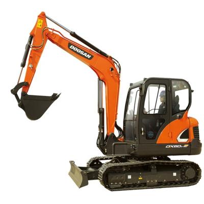 China Mini excavator digging machine for sale dx60 doosan used 5ton 6ton 7ton 8ton 0.15-0.21m small excavator ³ for sale