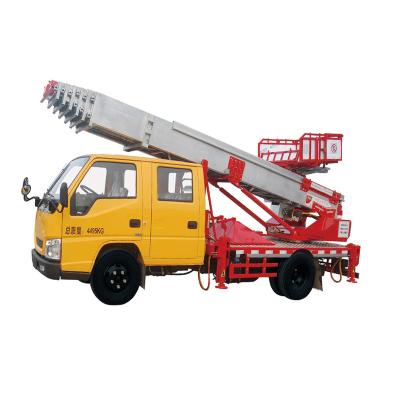 China Construction worksÂ   Manufacturer 32M 36M Ladder Forklift Transport Truck Aerial Work High Altitude Material Truck For Sale for sale