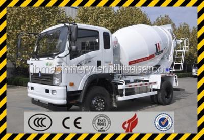 China ISUZU diesel engine truck mini concrete pump truck chassis towable concrete mixer JH craigslist diesel concrete mixer truck for sale