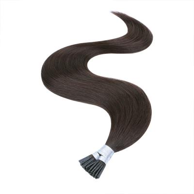 China Exquisite I-tip Pure Hair Wig Mechanism Hair Extensions Hair Extensions for sale