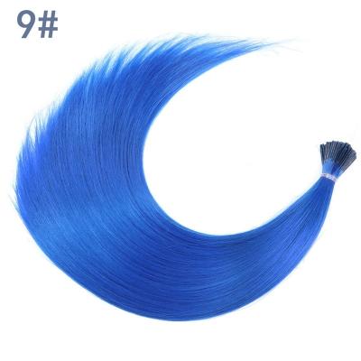 China Wholesale High Temperature Fiber Double Drawn I Tip Hair Extension Brazilian Virgin Hair Synthetic Jumbo Braiding for sale