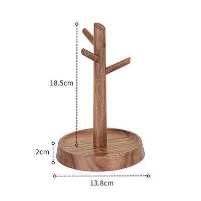 China Custom Stored Solid Wood Key Holder Key Dish Perfume Tray Wood Watch Organizer Key Jewelry Storage Rack for sale