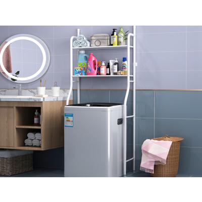 China Stainless Steel Rack Toilet Cabinet Shelving Toilet Organizer Rack Bathroom Toilet Stocked Rack for sale