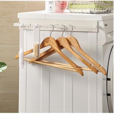 China Viable Single Magnet Washing Machine Side Rack Hanger Storage Rack Single Wrought Iron Free Punch Rack for sale