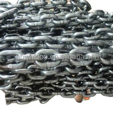 Cina Lifting Lashing Chain G80 Black Alloy Steel Chain Standard or nonstandard 6mm-32mm in vendita