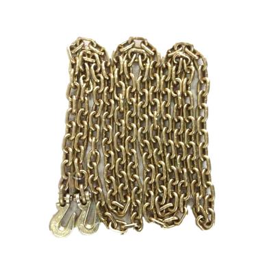 China Chain Manufacturer Alloy Steel Chain NSCM96 G70 Chain Binder Chain With Cleivs Hooks à venda