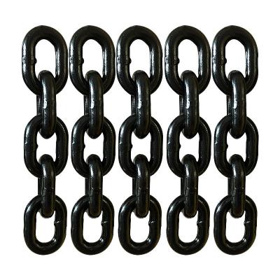 China Strong Alloy Steel Chain G80 High Strength Chain 6mm-32mm Welded Chain 6mm-48mm for sale