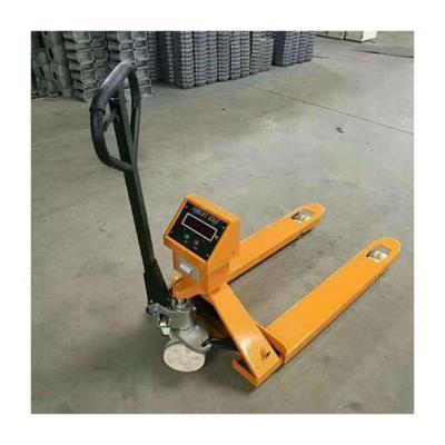 China Factory Supply Manual Pallet Jack Scales Pallet Truck 3 Ton Pallet Truck 1150*550mm,1220*685mm en venta