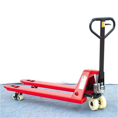 China Warranty 1 Year Hand Pallet Truck Guaranteed Quality Steel Pallet Truck  For Industrial Construction zu verkaufen