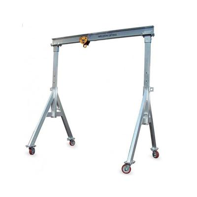 China Wholesale portable 500 kg aluminum alloy gantry cranes 4 wheels mini gantry crane en venta