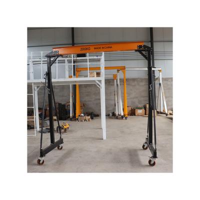 China Manufacturers Control  Alloy Aluminium Gantry Crane Provide Remote  500kgs to 3000kgs for sale