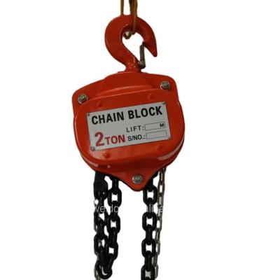 China Supply 1 Ton Vital Block Chain Hoist Type Chain Block 1.5 times 0.5Ton to 20Ton for sale