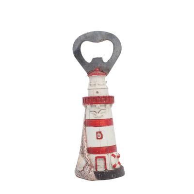 China Custom Wholesale Europe Souvenir Architecture Resin Decoration Beer Bottle Tourist Opener for sale