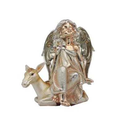 China Custom Resin Angel From Europe Praying Angel Figurine for sale