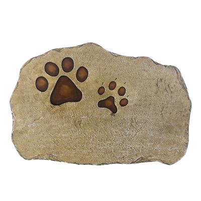 China Europe Resin Pet Headstone Dog Cat Memorial Stone Personalized Grave Markers in Lawn and Garden for sale