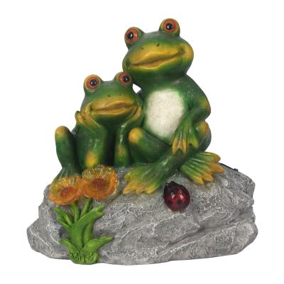 China Europe Customize Frog Solar Powered LED Garden Light Outdoor Decor for sale